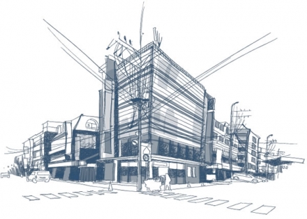Street sketch